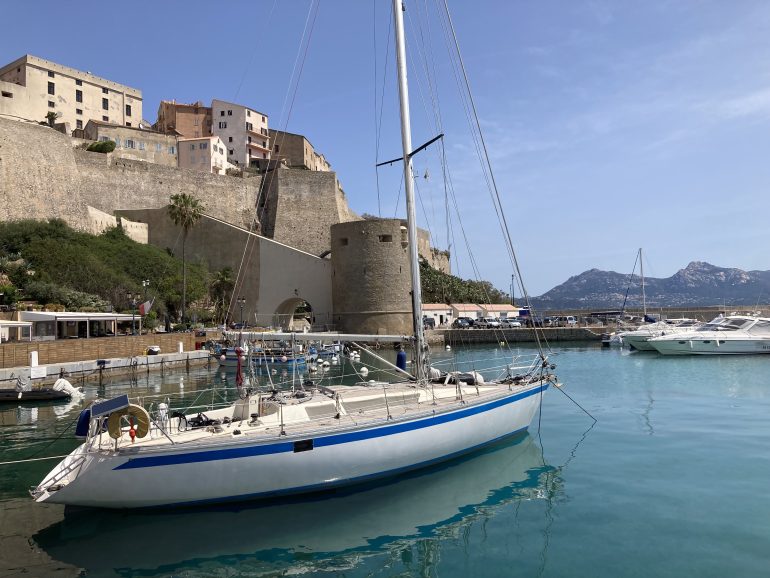 Sortie à voile à Calvi en Corse